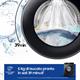 Samsung Lavatrice AI Control WW90DG6U85LB/U3 Libera installazione, 9 Kg, 1400 RPM, Wifi, Ecodosatore, Vapore