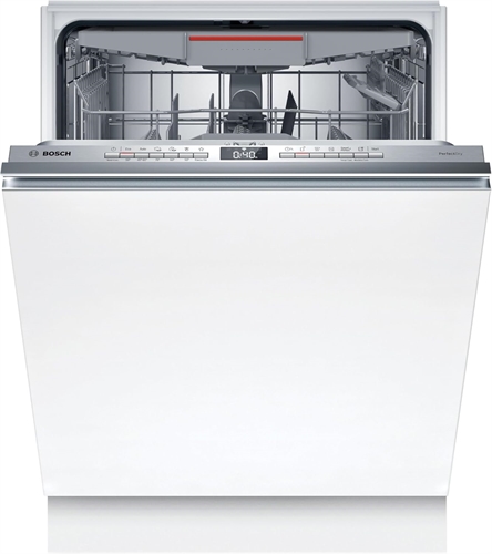 Bosch SMV6YCX02E Serie 6, Lavastoviglie Smart da incasso a scomparsa totale, Cestelli adattabili, Asciugatura con Zeolite, Indicatore lavaggio a pavimento, Acciaio a ridotte emissioni