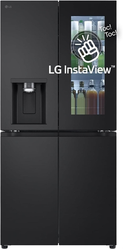 LG GMG860EPBE Frigorifero Slim Multidoor InstaView, Classe E, 638L, Wi-Fi, Door e Linear Cooling, Frigo con Dispenser Acqua