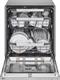 LG QuadWash DB475TXS Lavastoviglie da Incasso, a Scomparsa Totale, Serie 4, Classe A, 14 Coperti, 4 Bracci Irroratori, Vapore, Cerniere Sliding, Apertura Automatica,