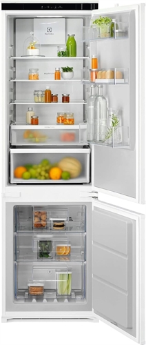 Electrolux Serie 600 Frigorifero Combinato da Incasso, ENT6MD18S0, 249 Litri, TwinTech Total No Frost, MultiFlow, Silenziosità 34 dB