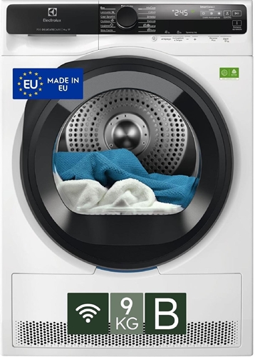 Electrolux EW7H59B Asciugatrice 700 DelicateCare 9 kg , Classe B, Tecnologia DelicateCare per Lana, MixCare per cotoni e sintetici, Sensicare, Antipiega