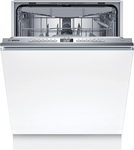 Bosch SMH4HVX03E Serie 4, Lavastoviglie da incasso a scomparsa totale, Cerniere Sliding, Home Connect, InfoLight, Programma Preferito, Assistente al lavaggio
