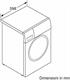 Bosch WGG254Z0II LAVATRICE, Caricamento frontale, 10 kg, 58,8 cm, Classe A
