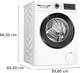 Bosch WGG254F0II Serie 6 Lavatrice a carica frontale, 10 kg, 1400 giri, Classe energetica A, sistema di dosaggio automatico del detersivo e dell’ammorbidente