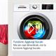 Bosch WGB24400IT Serie 8 Lavatrice smart a carica frontale, 9 kg, 1400 giri, Efficienza energetica A -20%, motore inverter con 10 anni di garanzia, riduce le pieghe