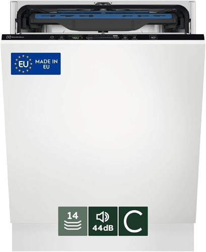 Electrolux 600 LSV48400L, lavastoviglie da incasso totale 14 coperti, SatelliteClean, vassoio portaposate MaxiFlex, 60 cm