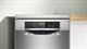 Bosch SPS6EMI21E Serie 6, Lavastoviglie Smart da libera installazione, 10 coperti, Cestelli personalizzabili, Motore EcoSilence Drive, Acciaio spazzolato anti-impronta, 45 cm