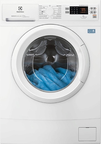 Electrolux EW6S517A serie 600 SensiCare Lavatrice slim, 7 Kg, 1000 Giri, Classe A, SensiCare, bianco