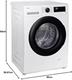 Samsung WW11DG5B25AEET Crystal Clean Lavatrice cm. 60 - capacità 11 kg - bianco