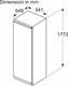 Bosch KIR81NSE0 Serie 2 Frigo Monoporta da incasso 177,2 x 54,1