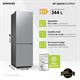Samsung  RB33B610ESA/EF Frigorifero Combinato Ecoflex , Libera installazione, SpaceMax, Total No Frost, All Around Cooling, Motore Digital Inverter