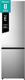 Hisense RB329N4ACE Frigorifero Combinato a libera installazione, Total No frost con ventilazione multiflow, Inox Look, Altezza 180 cm, capacità netta 255 L