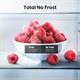 Hisense RB329N4ACE Frigorifero Combinato a libera installazione, Total No frost con ventilazione multiflow, Inox Look, Altezza 180 cm, capacità netta 255 L