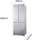Haier FD 70 Serie 5 Frigorifero Combinato a 4 Porte, 446 Litri, No Frost, Cassetti Easy Access, Funzione MyZone