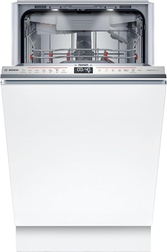 Bosch SPV6EMX09E Serie 6 lavastoviglie completamente integrata, 45 cm, Smart Start, sistema di cestello VarioFlex, cassetto Vario, DuoPower, Time Light