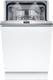 Bosch SPV6EMX09E Serie 6 lavastoviglie completamente integrata, 45 cm, Smart Start, sistema di cestello VarioFlex, cassetto Vario, DuoPower, Time Light