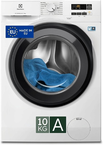 Electrolux EW6F110G Lavatrice a Carica Frontale, Tecnologia SensiCare, Serie 600, 10 kg, 1351 Giri al Minuto, Programma Hygiene