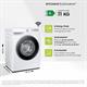 Samsung WW11DG6B85LHU3 lavatrice, Caricamento frontale, 11 kg, 25 programmi, Profondità 60 cm, Bianco, livello rumorosità centrifuga 72 dB(A), Classe A