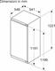 Bosch KIR41VFE0 Serie 4 Frigo Monoporta da incasso 122,1 x 55,8 cm