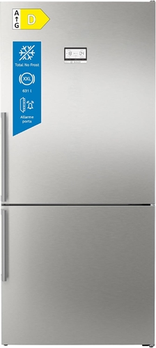 osch KGN86AIDR Serie 6 Frigo Combinato Total No Frost 186x86 cm Acciaio