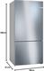 osch KGN86AIDR Serie 6 Frigo Combinato Total No Frost 186x86 cm Acciaio