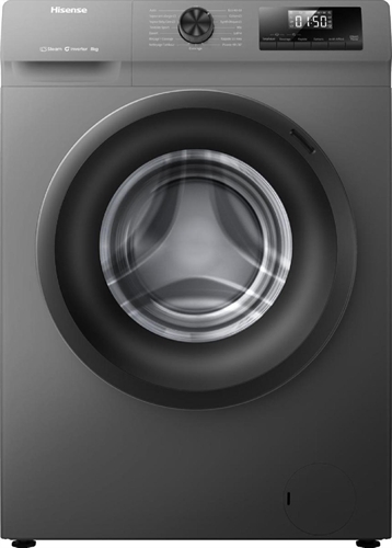 Hisense WF1Q8041BT – Lavatrice 8 kg, Classe A-20%, Steam Wash, Motore Inverter, Programma Rapido 15’, Drum Clean