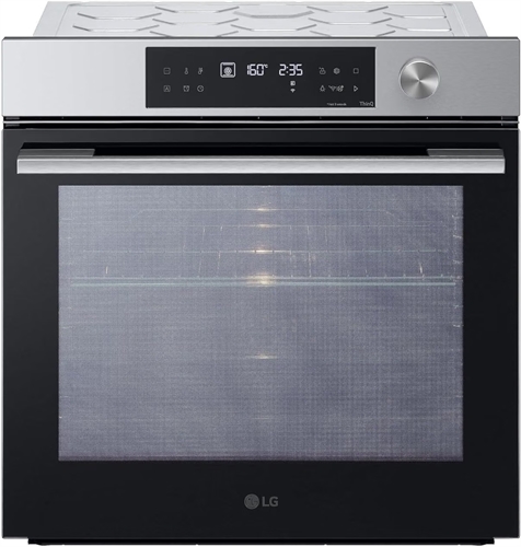 LG InstaView WSED7612S Forno da Incasso Multifunzione, Classe A+, 76L, 300°C Air Fry, Sous Vide, Modalità Pizza, Sistema ProBake Convection, EasyClean, Pirolisi