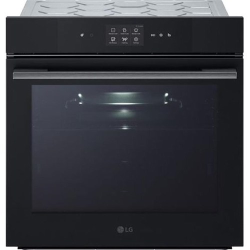 LG InstaView WSED7667M Forno da Incasso 100% Vapore, classe A++, 76L, 250°C, Display Touch 4,3, Air Fry, Sous Vide, Pizza, EasyClean, Wi-Fi, Cerniere Ammortizzate, Sonda Temperatura