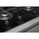 Whilpool GOA 9523/NB Serie Ambient Piano Cottura 5 Fuochi a Gas 90 cm (1 Bruciatore Doppia Corona) colore Nero vetro