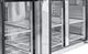Metro GCF3100 Professional Banco congelatore, acciaio inox, 334L, refrigerazione ventilata, 600W, 3 porte, 6 ripiani grandi e 4 piccoli, scongelamento automatico,