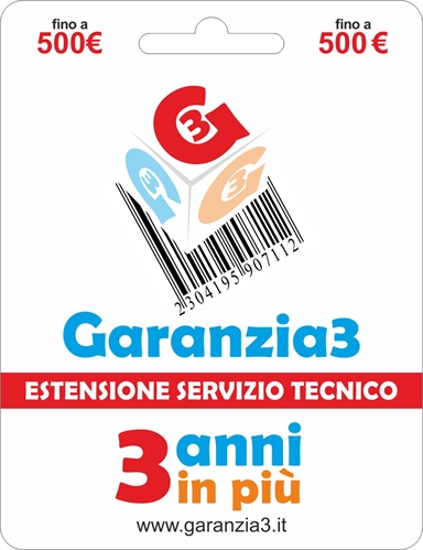 Garanzia 3 Fino a 500€